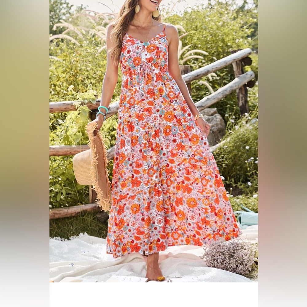 NWT-Dokotoo Summer Dress Casual Womens Boho Dress - Picture 2 of 3